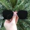 oculos de sol hexagonal preto elisa new