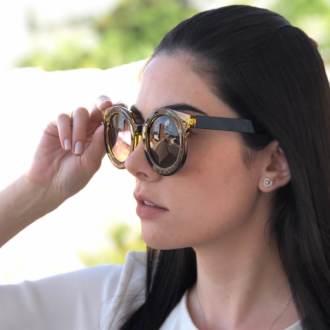 saline.com.br oculos de sol milena marrom com amarelo 1