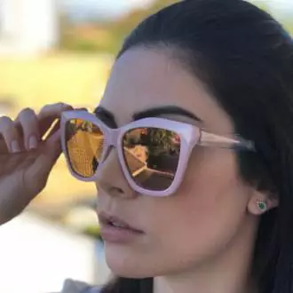 Óculos de Sol Dora Nude Espelhado
