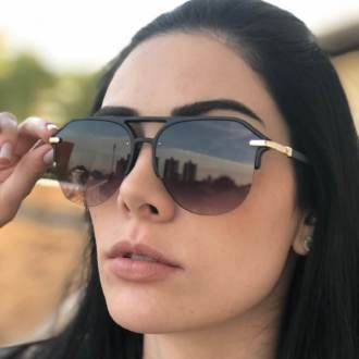 Óculos de Sol Sabrina Preto Fosco