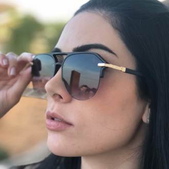 Óculos de Sol Sabrina Preto Fosco
