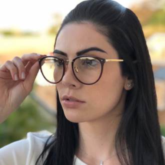 Armação de Grau Lolo Marrom