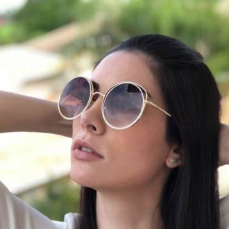 Óculos de Sol Pilar Dourado