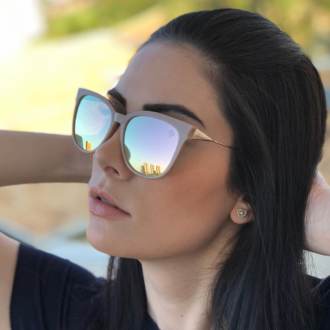 Óculos de Sol Bia Nude Espelhado