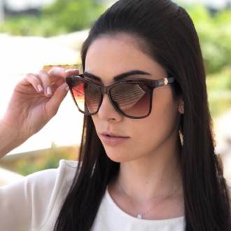 Óculos de Sol Debora Marrom