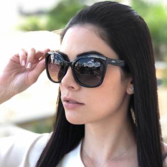 Óculos de Sol Pamela Preto