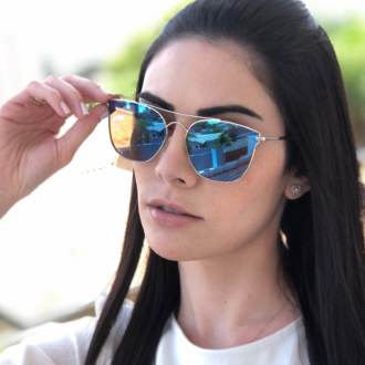 Óculos de Sol Carol Espelhado Colorido