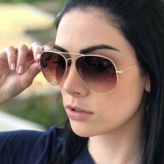 saline.com.br oculos de sol lea dourado com marrom 2