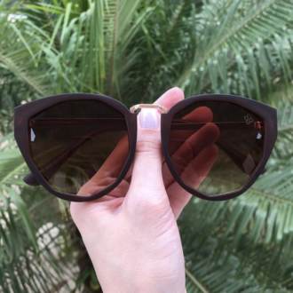 saline.com.br oculos de sol lena marrom fosco
