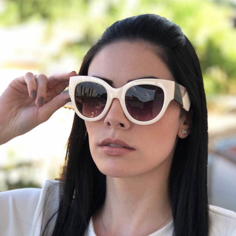saline.com.br oculos de sol cissa 2 0 bege com preto 3
