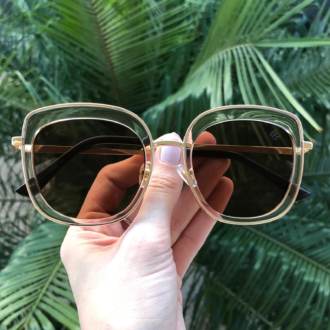 saline.com.br oculos de sol nick marrom transparente