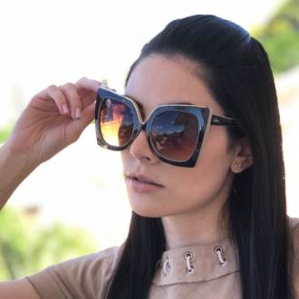 saline.com.br oculos de sol ana laura marrom com nude 2