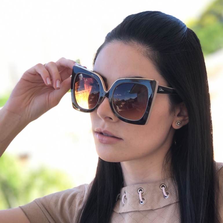 saline.com.br oculos de sol ana laura marrom com nude 2