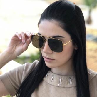 saline.com.br oculos de sol petra dourado com verde 2