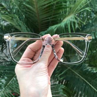 saline.com.br armacao de grau mabel cinza transparente