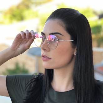 saline.com.br armacao de grau mila prata