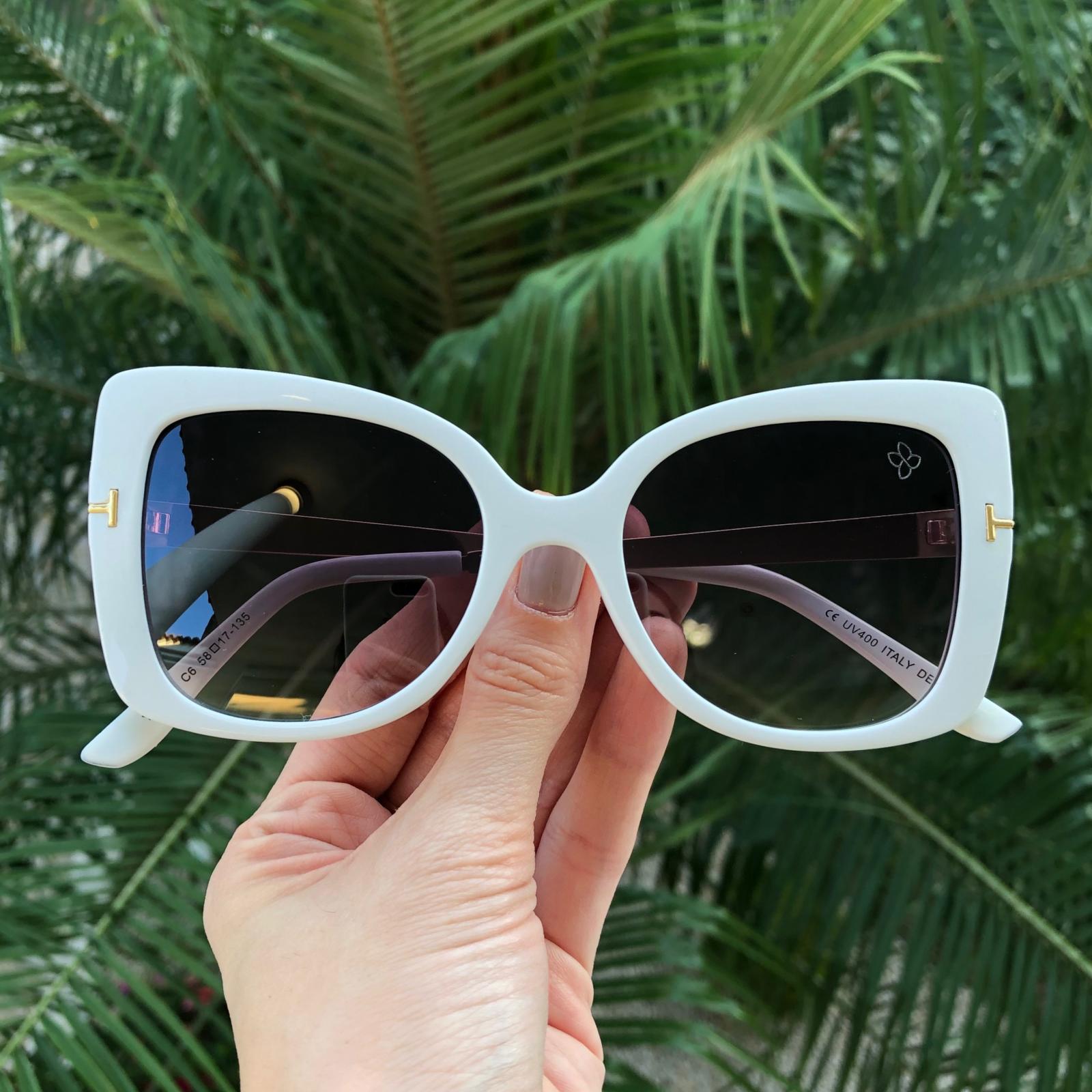 ladies white sunglasses