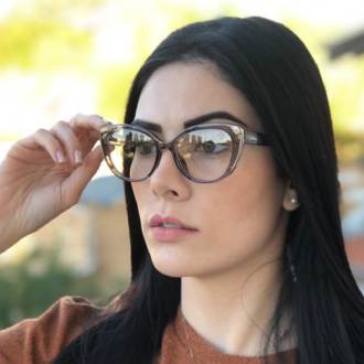 saline.com.br armacao de grau silvia cinza transparente