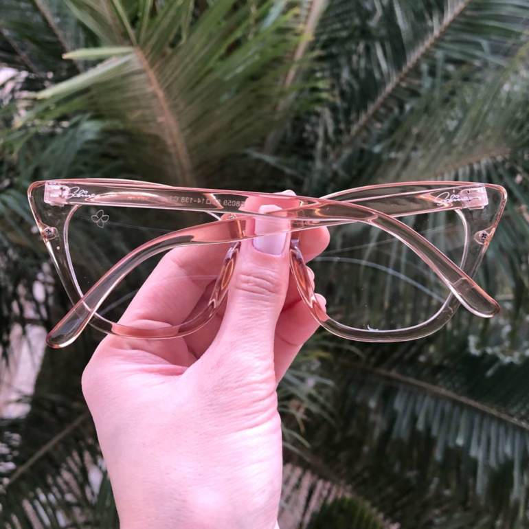 saline.com.br armacao de grau vera dourada transparente