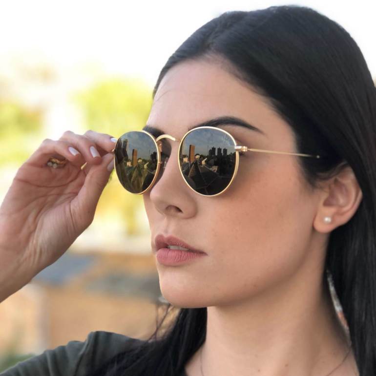 saline.com.br oculos de sol elisa 2 0 dourado com lente preta 2
