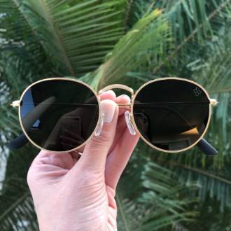saline.com.br oculos de sol elisa 2 0 dourado com lente preta