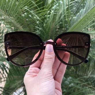 saline.com.br oculos de sol amy marrom com dourado