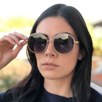 saline.com.br oculos de sol tais dourado 1