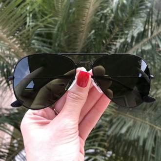 saline.com.br oculos de sol lea preto com lente verde