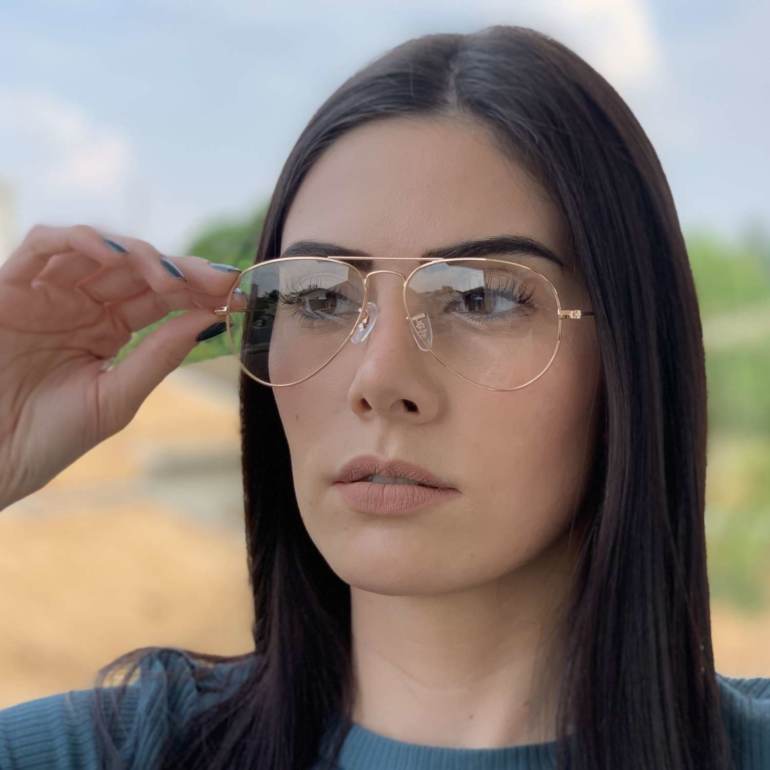 saline.com.br oculos de sol 2 em 1 aviador dourado 2