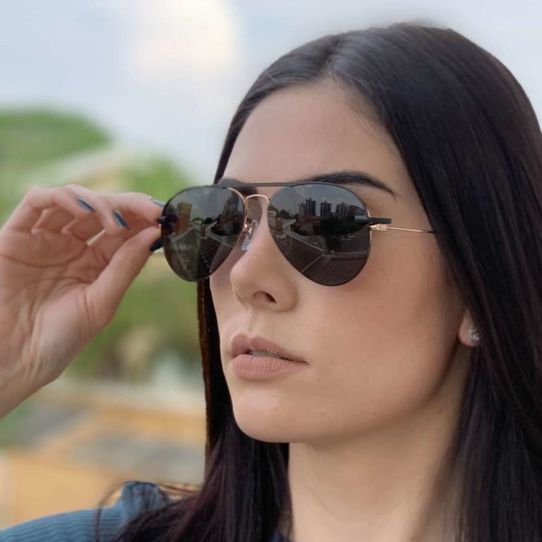 saline.com.br oculos de sol 2 em 1 aviador dourado