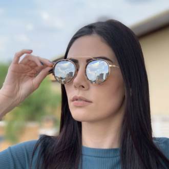 saline.com.br oculos de sol ivy prata espelhado