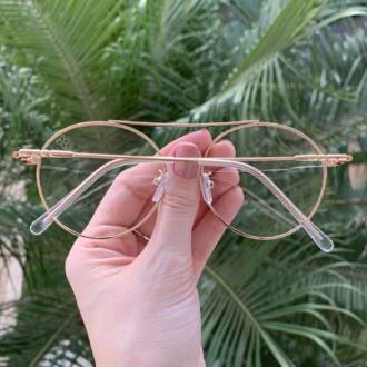 saline.com.br armacao de grau vivi preta com dourada 1