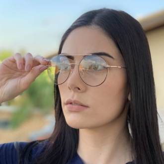 saline.com.br armacao de grau vivi preta com dourada 2