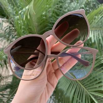 saline.com.br oculos de sol 2 em 1 nude escuro r