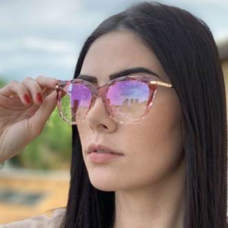 saline.com.br armacao de grau fabi rosa com transparente 2