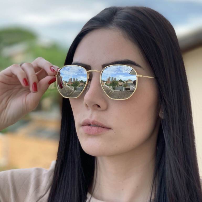 saline.com.br oculos de sol hexagonal espelhado 1