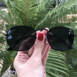 saline.com.br oculos de sol hexagonal preto 4