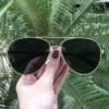 saline.com.br oculos de sol aviador california marrom com dourado copia