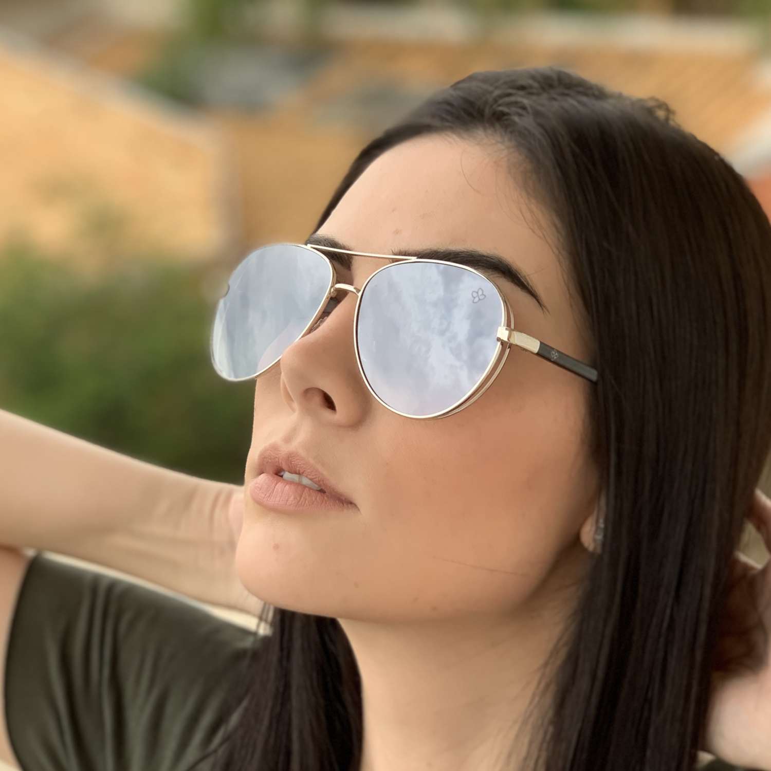 saline.com.br oculos de sol aviador california prata 3 saline.com.br oculos de sol aviador california prata 3