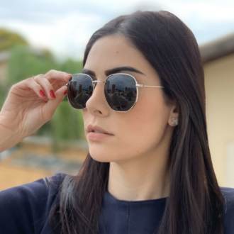 saline.com.br oculos de sol hexagonal polarizado prata 1