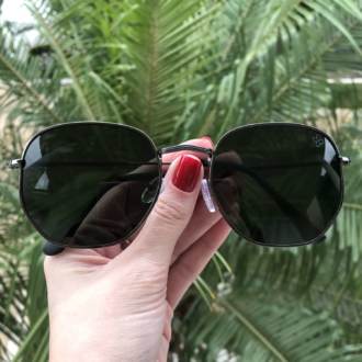 saline.com.br oculos de sol hexagonal polarizado verde