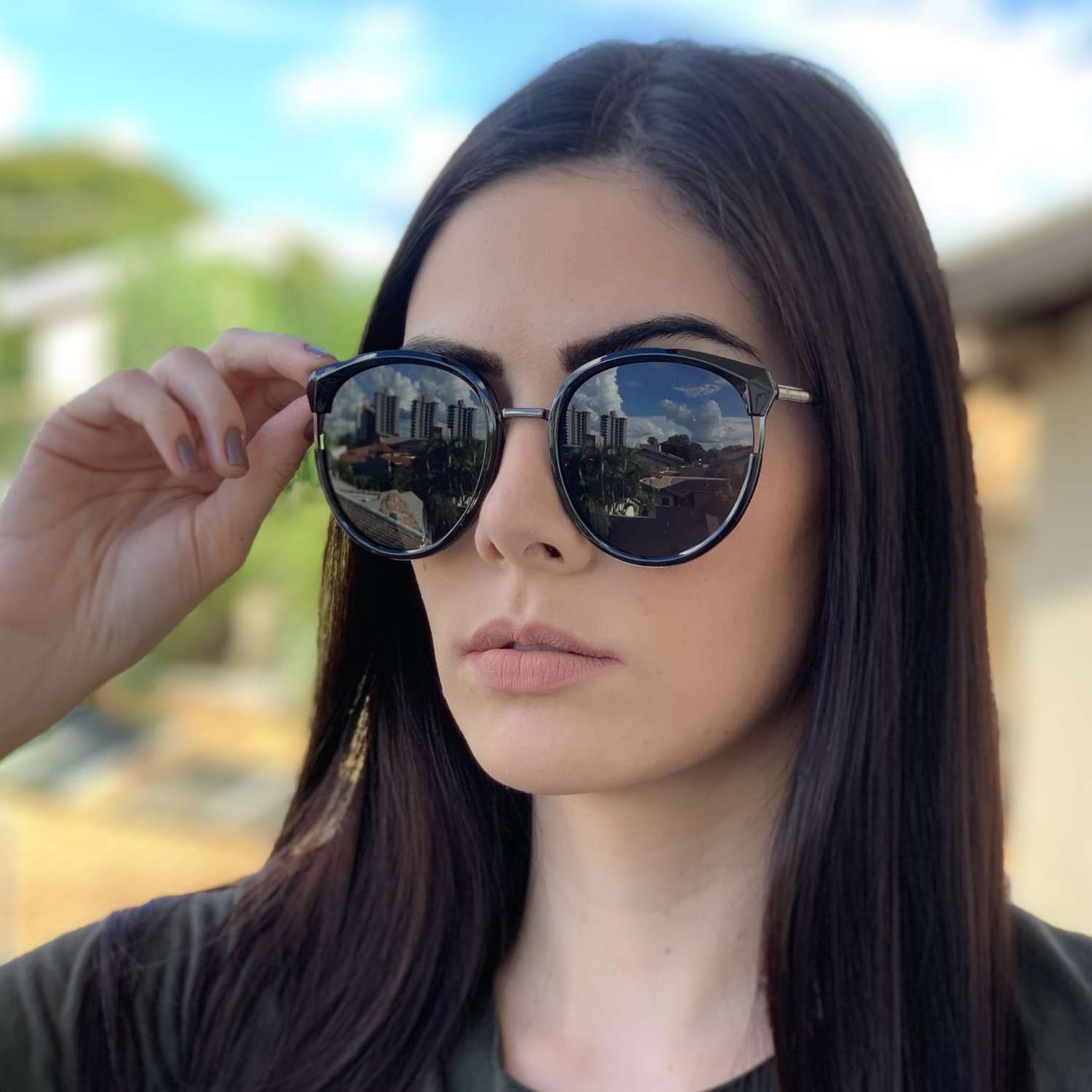 saline.com.br oculos de sol redondo aurora preta 5 saline.com.br oculos de sol redondo aurora preta 5