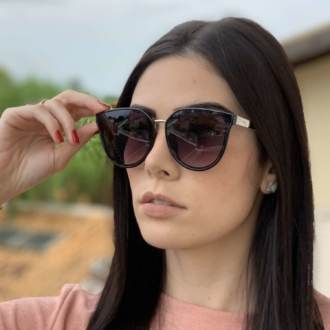 saline.com.br oculos de sol redondo maju azul