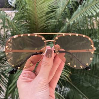 saline.com.br oculos de sol aviador leticia marrom transparente