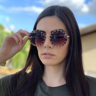 saline.com.br oculos de sol redondo olga roxo com dourado 1