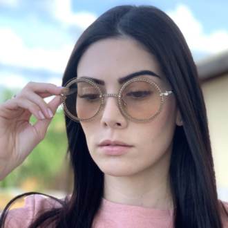 saline.com.br oculos de sol redondo suzan marrom transparente 1