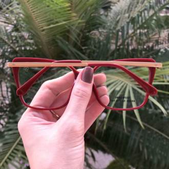 saline.com.br armacao de grau quadrado nick vermelho 4