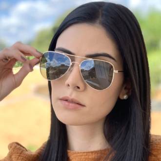 saline.com.br oculos de sol lea 2 0 dourado com lente verde 2