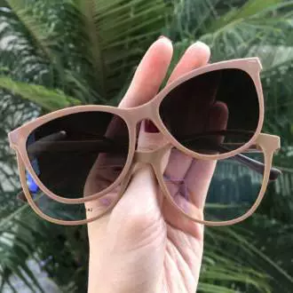 saline.com.br oculos de grau 2 em 1 gatinho new nude 3