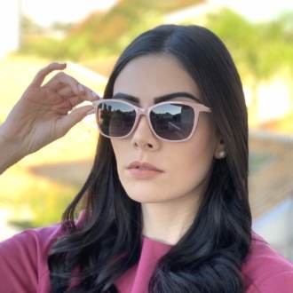 saline.com.br armacao de grau 2 em 1 retangular rosa